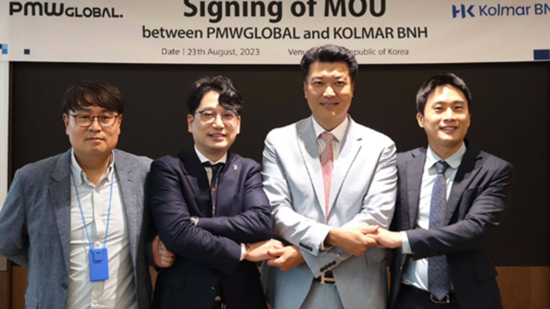 PMWGLOBAL Signs a Business Agreement with Kolmar BNH to Launch a New Business