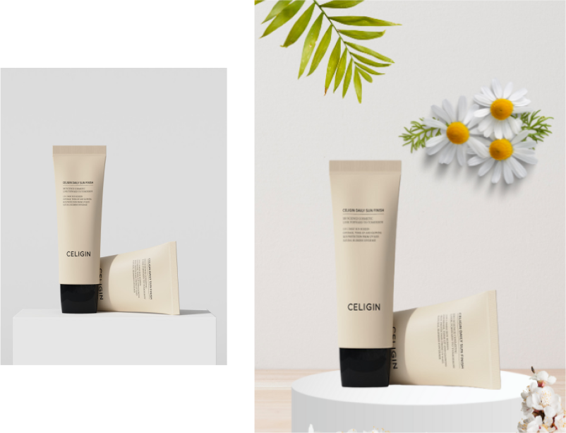 Celigin daily sun finish sunscreen with natural ingredients